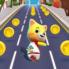 Pet runner - Cat run games أيقونة