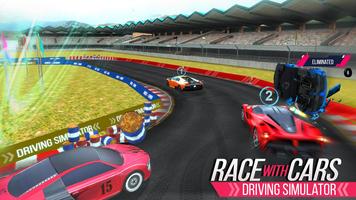 Racing with cars - Driving Simulator capture d'écran 3