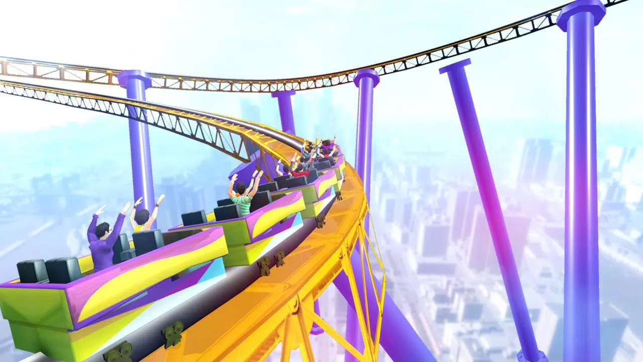 Rollercoaster: jogo de montanha russa rush