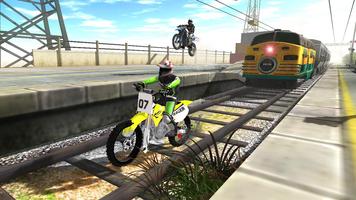 Subway Bike racing 3D screenshot 1