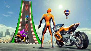 Super Hero Bike: Racing Game screenshot 1