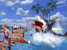 Angry Shark 3D Simulator Game اسکرین شاٹ 1