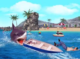 Angry jeu Shark 3D Simulator capture d'écran 2