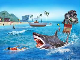 Angry jeu Shark 3D Simulator capture d'écran 3