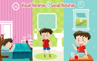 Visual Schedules and Social Stories - Español Plakat