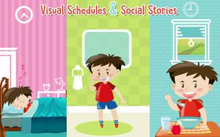 Visual Schedules and Social St Affiche