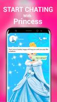 Princess fake video call captura de pantalla 3