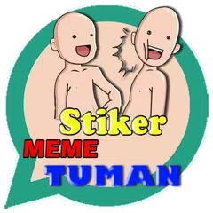Stiker Meme Tuman