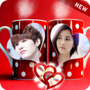 APK Mug Dual Photo Frame New: Tea & Coffee Cups Photos