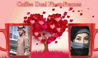 Mug Dual Photo Frame New: Tea & Coffee Cups Photos Affiche