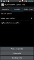CPU Performance Control Free تصوير الشاشة 1
