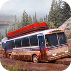 Mud Bus Driving Offroad Game icon