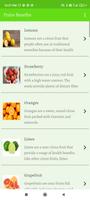 Fruits & vegetables Benefits capture d'écran 2