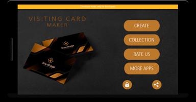 Free Business Card Maker-Visiting Card Maker 2019 โปสเตอร์