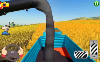 Real Tractor Farming Village Cartaz