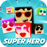 Super-héros Cubes Run icône