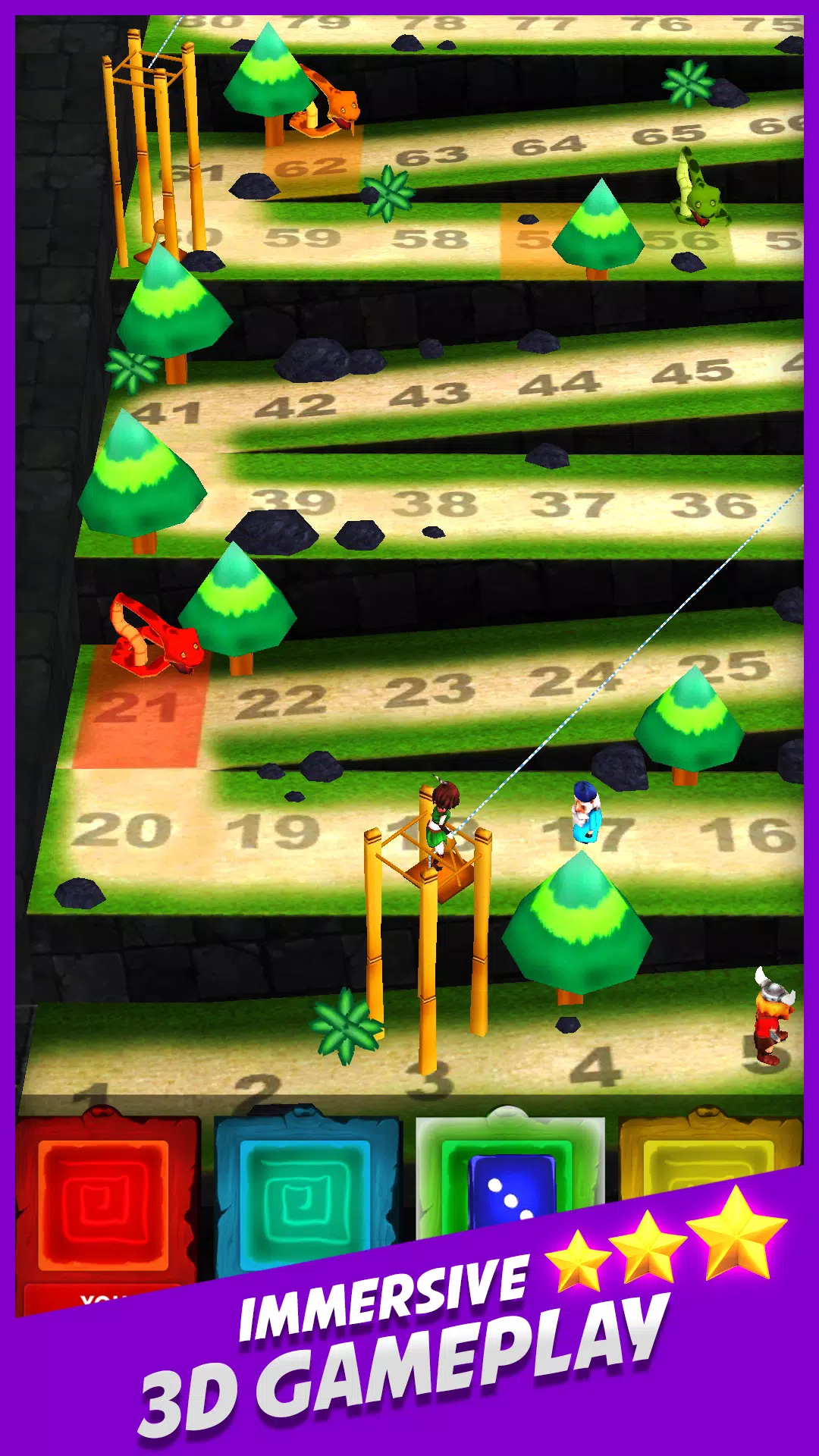 Snakes and Ladders 3D Online para Android - Download