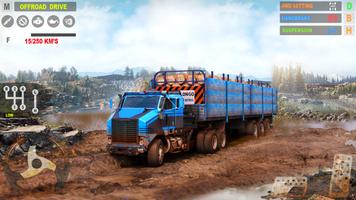 Mud Truck Driving Game Offroad 截图 1