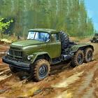ikon game mengemudi truk lumpur