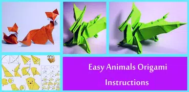 de animales de Origami