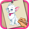 Drawing a Cat Step-By-Step Drawing Tutorial APK