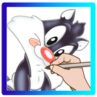 绘图卡通脸 图标