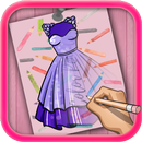 Comment dessiner la robe de mode étape par étape APK