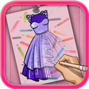 APK Come disegnare Step by Step Fashion Dress