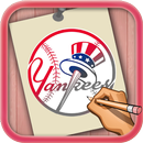 Drawing Logo Baseball MLB APK