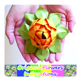 Origami Flowers Instruction आइकन