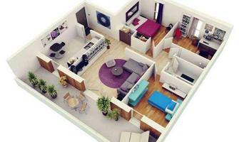 3 Schermata 3D moderna House Design