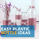 Plastikowe butelki Rzemiosła aplikacja