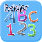 Belajar Huruf dan Angka ABC123-icoon