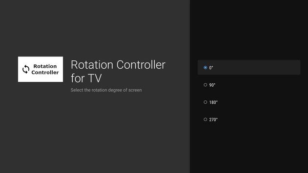 Rotation Controller for TV poster