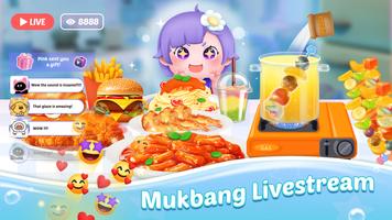 Mukbang Food ASMR: Live stream gönderen