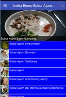 برنامه‌نما Aneka Resep Bubur Ayam Spesial عکس از صفحه