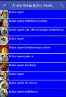 Aneka Resep Bubur Ayam Spesial captura de pantalla 1