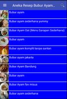 Aneka Resep Bubur Ayam Spesial Screenshot 1