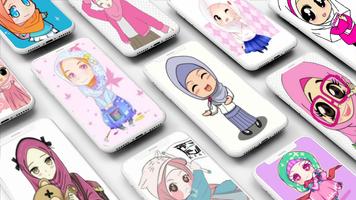 Cute Muslimah Wallpaper poster