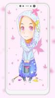 Cute Muslimah Wallpaper screenshot 1