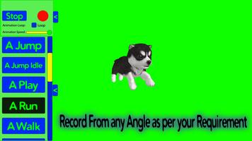 Animated Dog Green Screen VFX capture d'écran 1