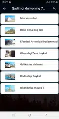 Descargar APK de 7 Mo'jiza - Dunyo mo'jizalari