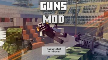 Minecraft gun mod Affiche