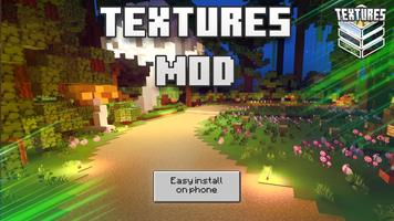 Textur-Mod für Minecraft Plakat
