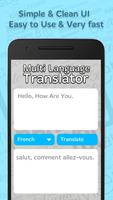 Multi Language Translator Affiche