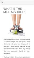 Super Military Diet Plan स्क्रीनशॉट 1