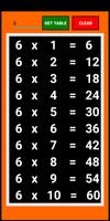 Multiplication Table تصوير الشاشة 2
