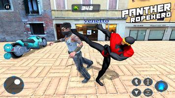 Multi Panther Rope Hero: Miami 截图 2