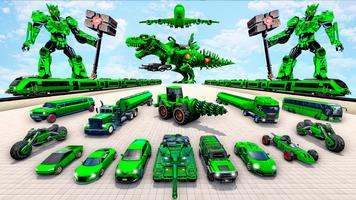 Dragon bus robot voiture jeu capture d'écran 1