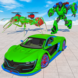 Fly Robot Car Game: Robot Game